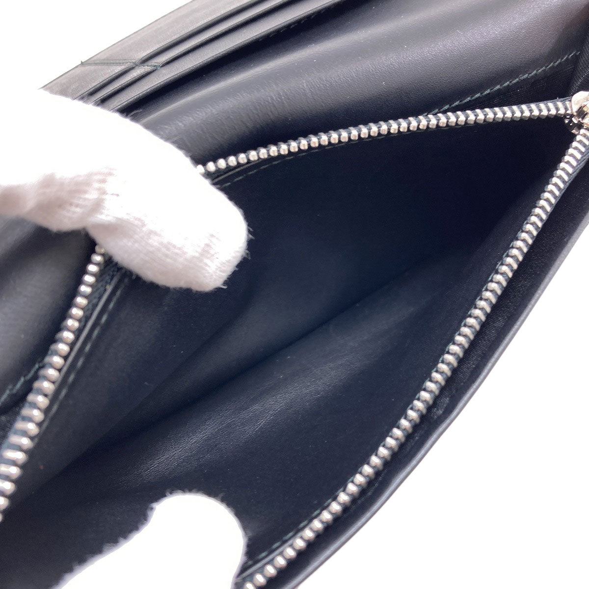 LOEWE anagram Long wallet (with coin pocket) Lambskin Ladies [Used]