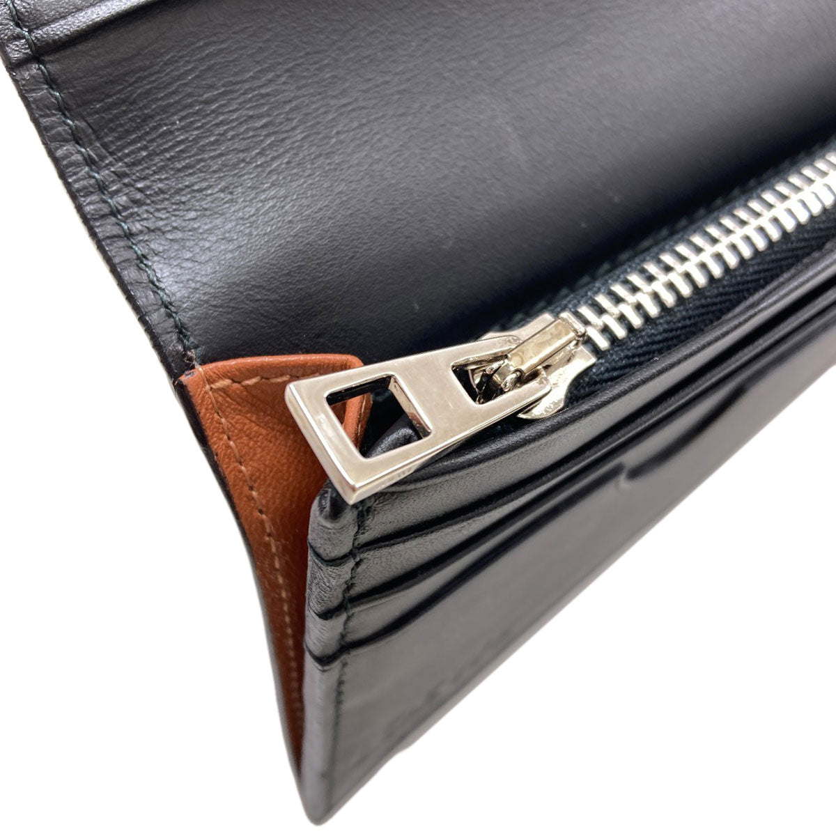 LOEWE anagram Long wallet (with coin pocket) Lambskin Ladies [Used]