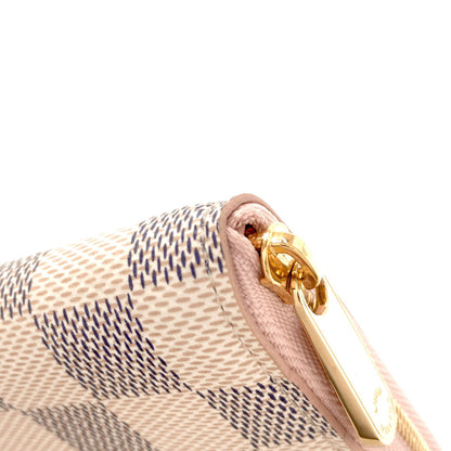 LOUIS VUITTON Zippy coin purse coin purse Damier canvas Ladies [Used]