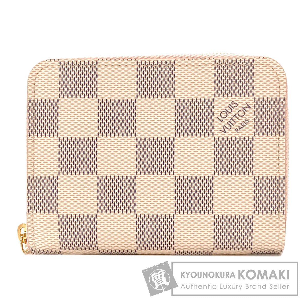 LOUIS VUITTON Zippy coin purse coin purse Damier canvas Ladies [Used]