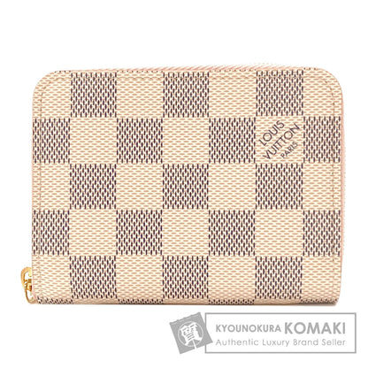 LOUIS VUITTON Zippy coin purse coin purse Damier canvas Ladies [Used]