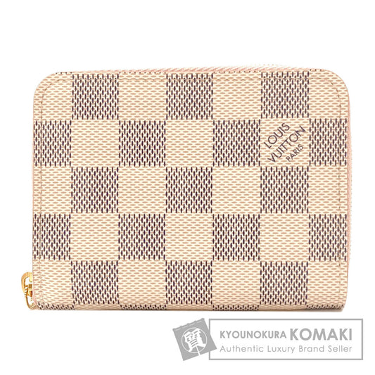 LOUIS VUITTON Zippy coin purse coin purse Damier canvas Ladies [Used]