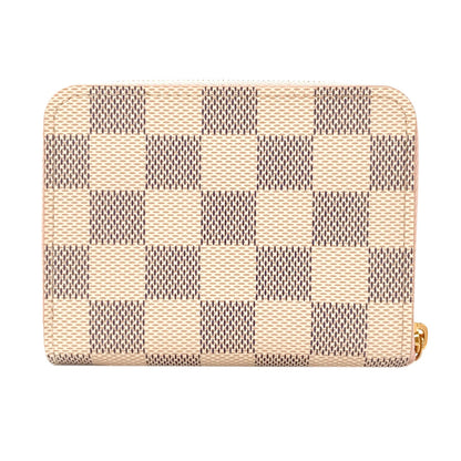 LOUIS VUITTON Zippy coin purse coin purse Damier canvas Ladies [Used]