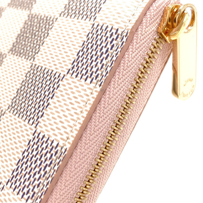 LOUIS VUITTON Zippy coin purse coin purse Damier canvas Ladies [Used]