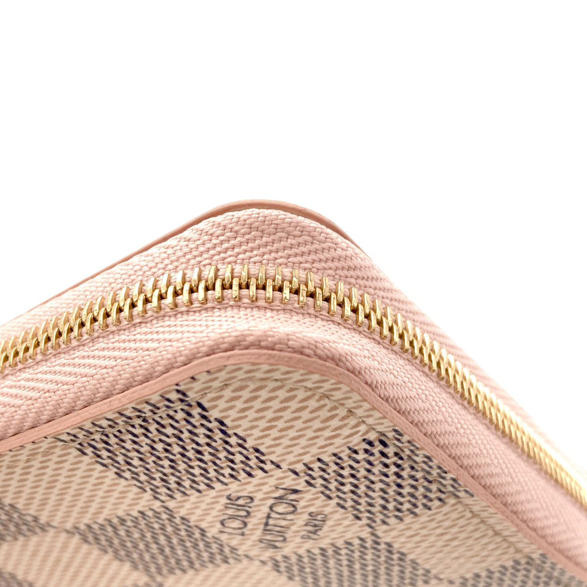 LOUIS VUITTON Zippy coin purse coin purse Damier canvas Ladies [Used]