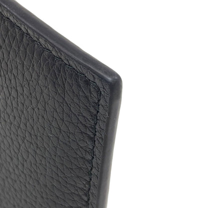 MIUMIU logo Card Case Leather Ladies [Used]