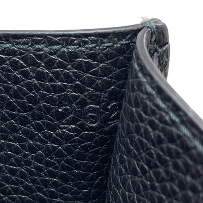 MIUMIU logo Card Case Leather Ladies [Used]