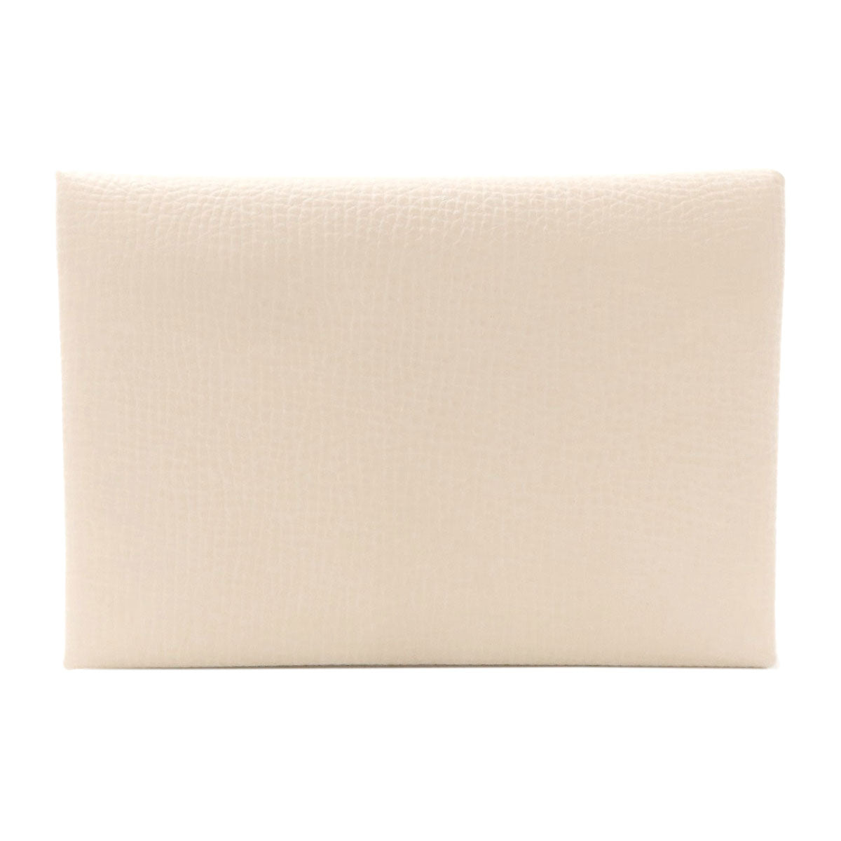 HERMES Calvi Duo Nata SilverHardware Card Case Epsom Ladies [Used]
