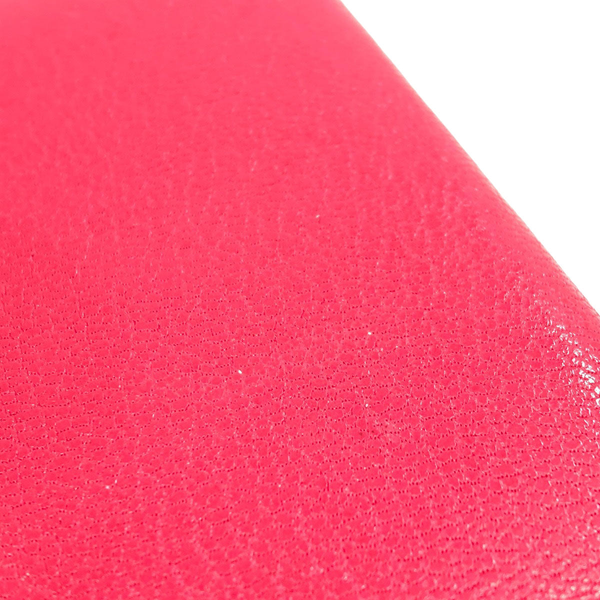 HERMES Calvi Duo Rose Extreme SilverHardware Card Case Chevre Ladies [Used]