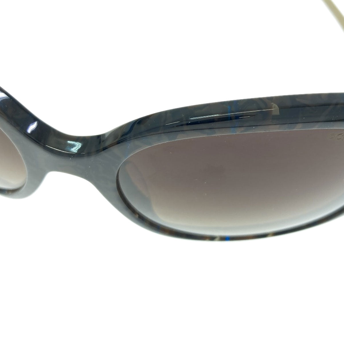 CHANEL Rhinestone sunglasses Plastic Ladies [Used]