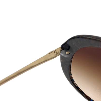 CHANEL Rhinestone sunglasses Plastic Ladies [Used]