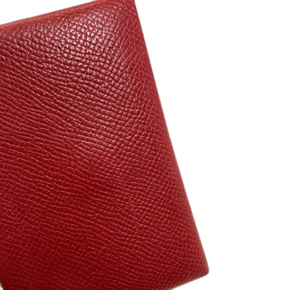 HERMES Calvi SilverHardware Card Case Epsom Ladies [Used]