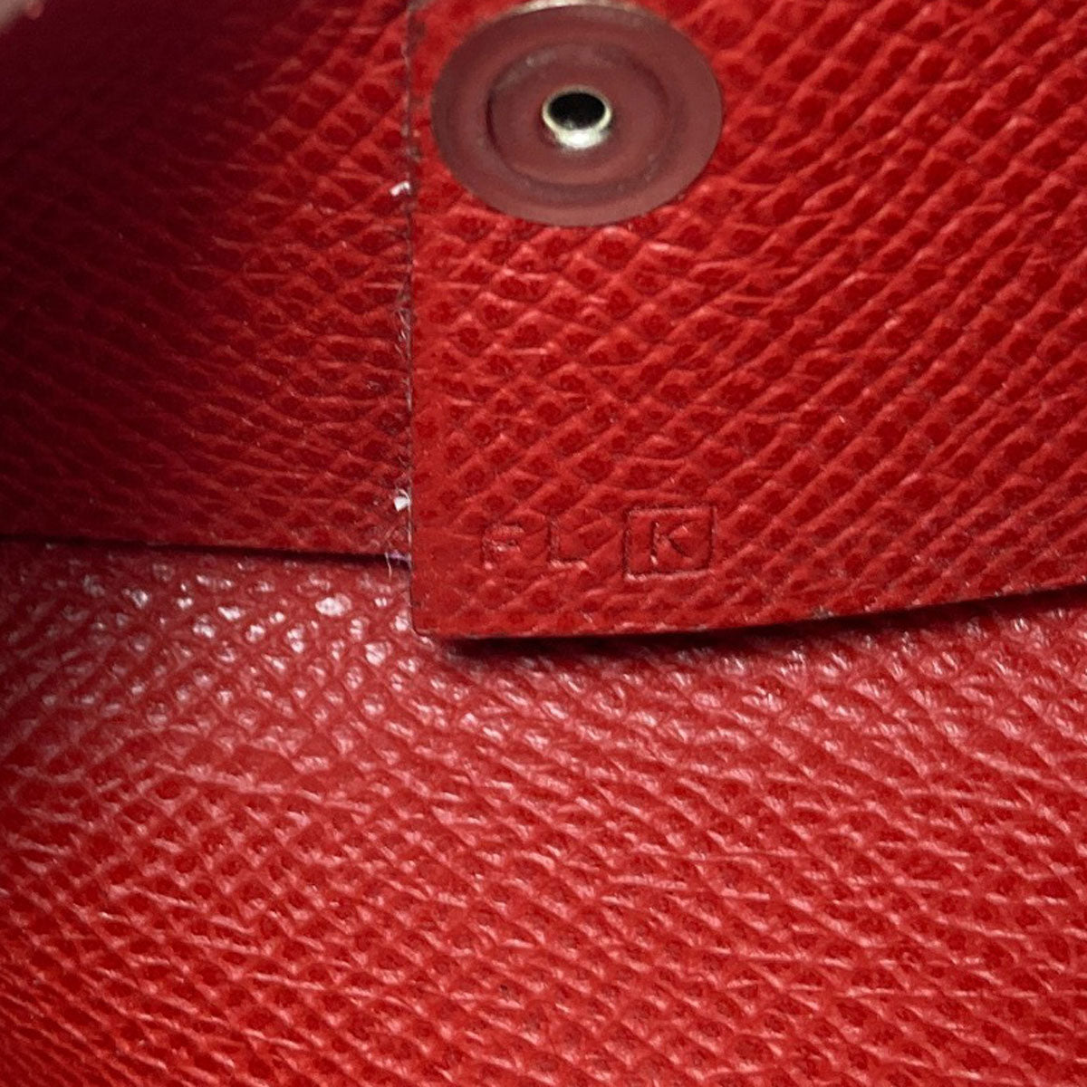 HERMES Calvi SilverHardware Card Case Epsom Ladies [Used]