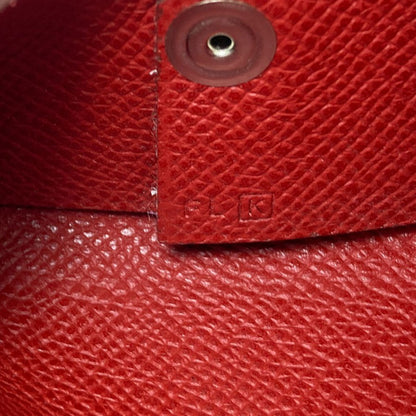 HERMES Calvi SilverHardware Card Case Epsom Ladies [Used]