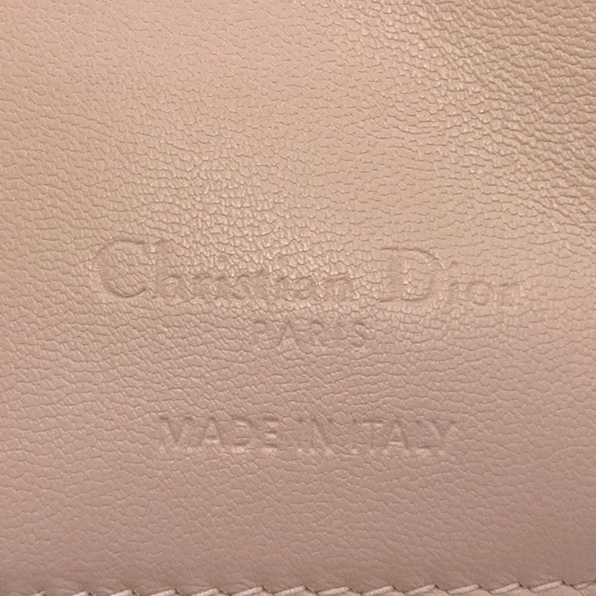 CHRISTIAN DIOR Lady Dior Lotus Bifold Wallet with Coin Pocket Patent leather Ladies [Used]