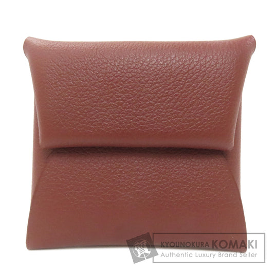 HERMES Bastia SilverHardware coin purse Evercolor Ladies [Used]