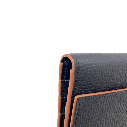 LOEWE Anagram Trifold Wallet Bifold Wallet with Coin Pocket Leather Ladies [Used]