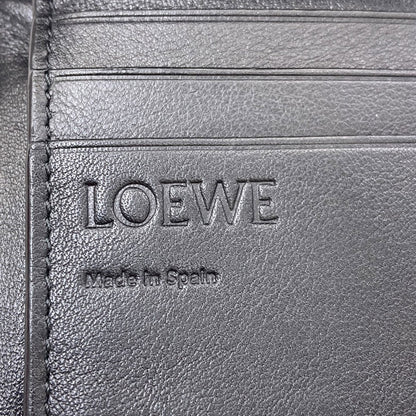 LOEWE Anagram Trifold Wallet Bifold Wallet with Coin Pocket Leather Ladies [Used]