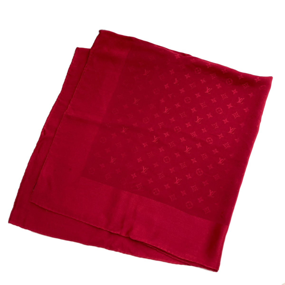 LOUIS VUITTON M71156 Monogram Scarf Silk Ladies [Used]