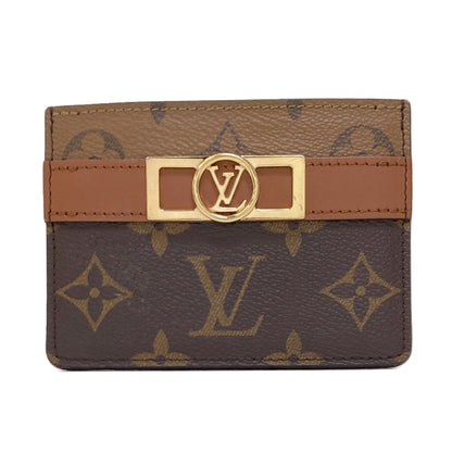 LOUIS VUITTON M80594 Porte Cartes Dauphine Card Case Monogram canvas Ladies [Used]
