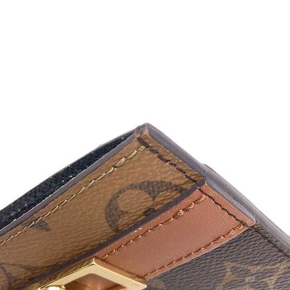 LOUIS VUITTON M80594 Porte Cartes Dauphine Card Case Monogram canvas Ladies [Used]