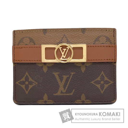 LOUIS VUITTON M80594 Porte Cartes Dauphine Card Case Monogram canvas Ladies [Used]