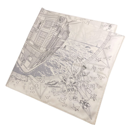 HERMES Carre90 Hermès Flagship Scarf Silk Ladies [Used]