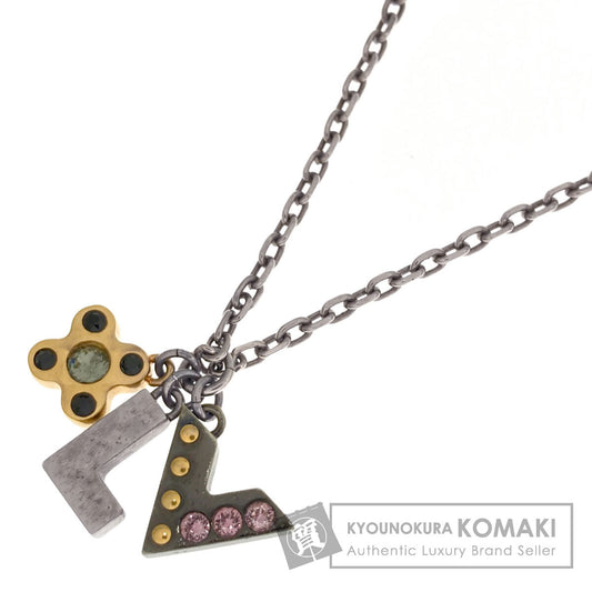 LOUIS VUITTON M65252 Pandantif Love Letters Necklace Metal Ladies [Used]