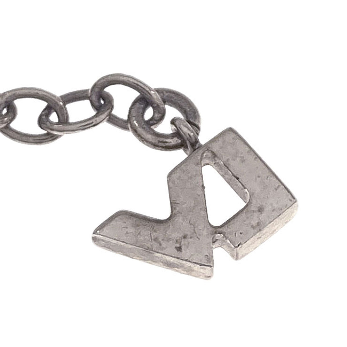 LOUIS VUITTON M65252 Pandantif Love Letters Necklace Metal Ladies [Used]