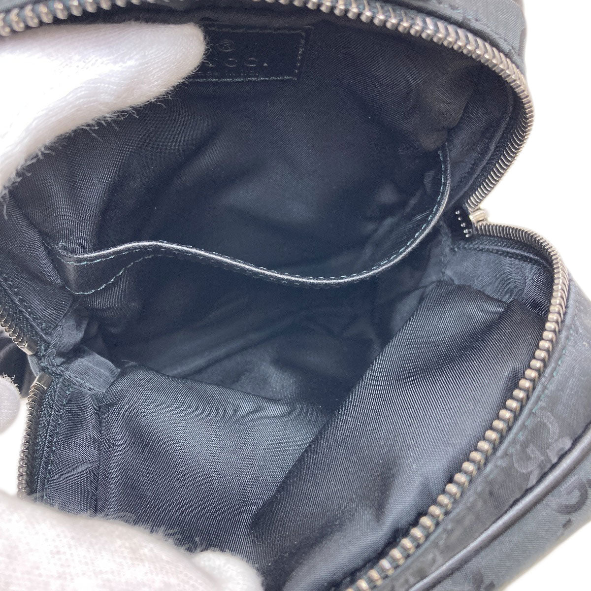GUCCI 834274 Mini Long Shoulder Shoulder Bag Nylon Ladies [Used]