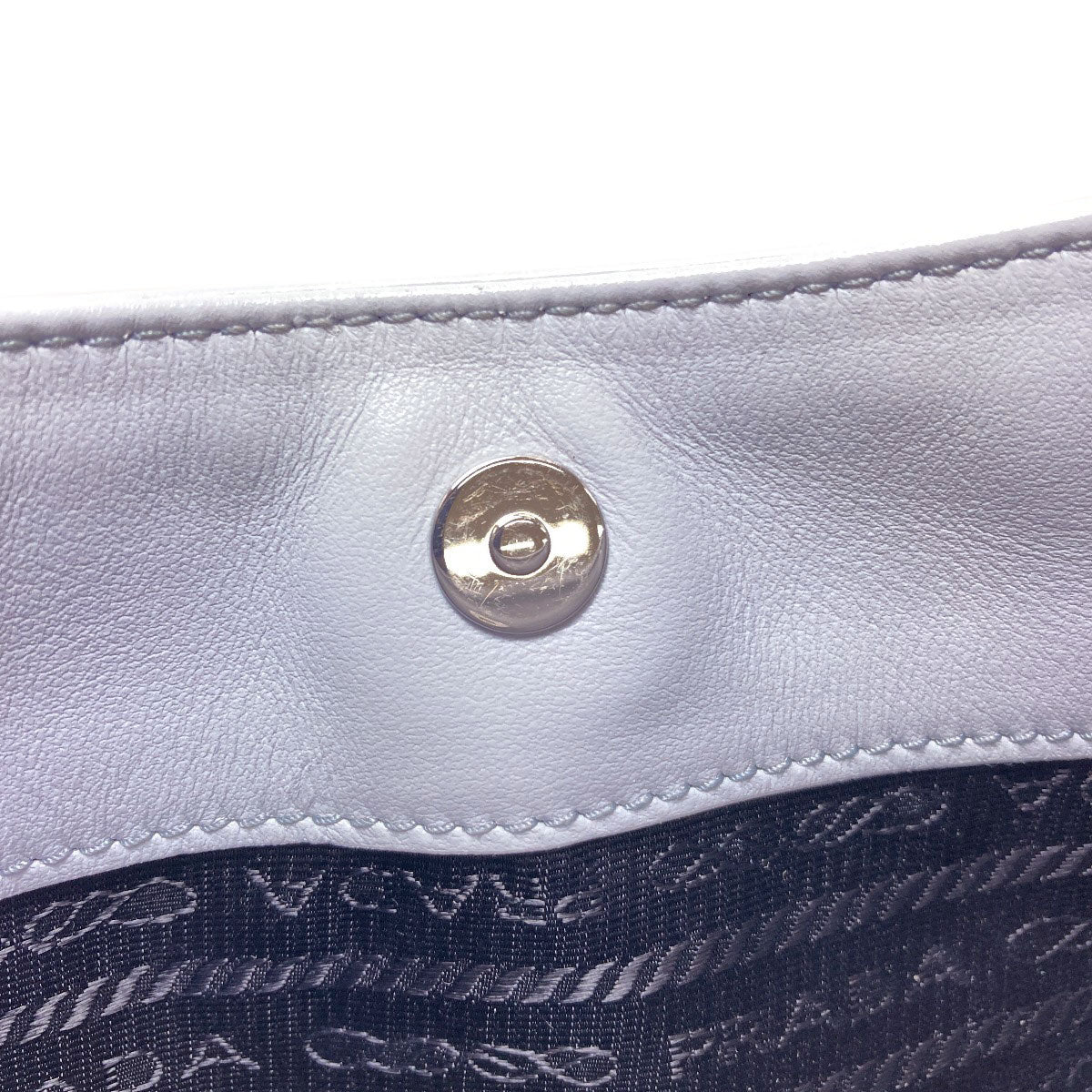 PRADA Cleo One Belt Shoulder Bag Calf Ladies [Used]