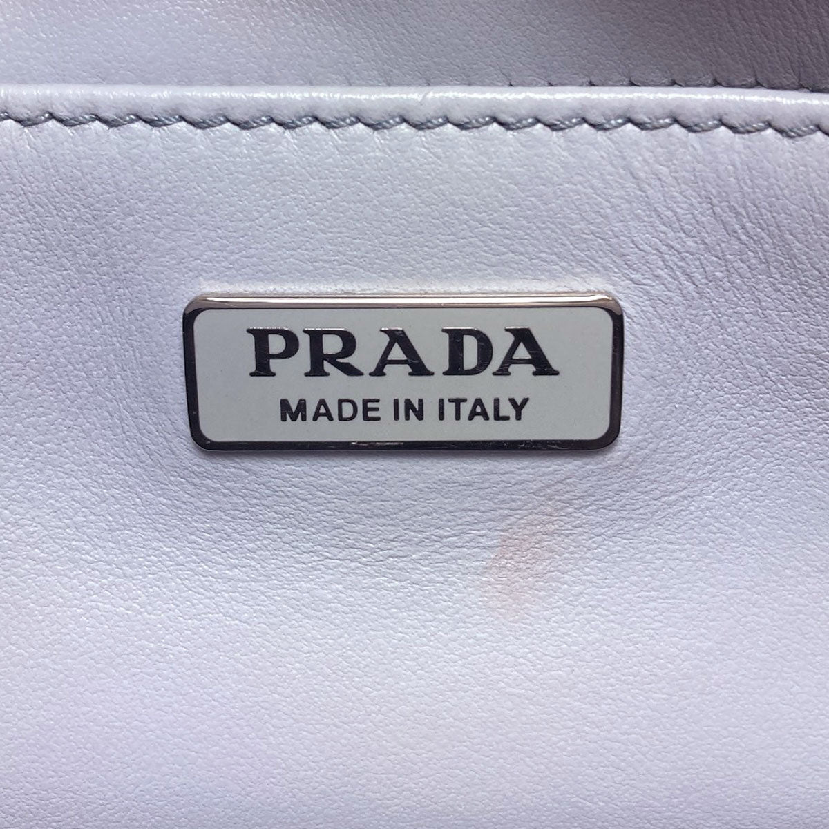 PRADA Cleo One Belt Shoulder Bag Calf Ladies [Used]