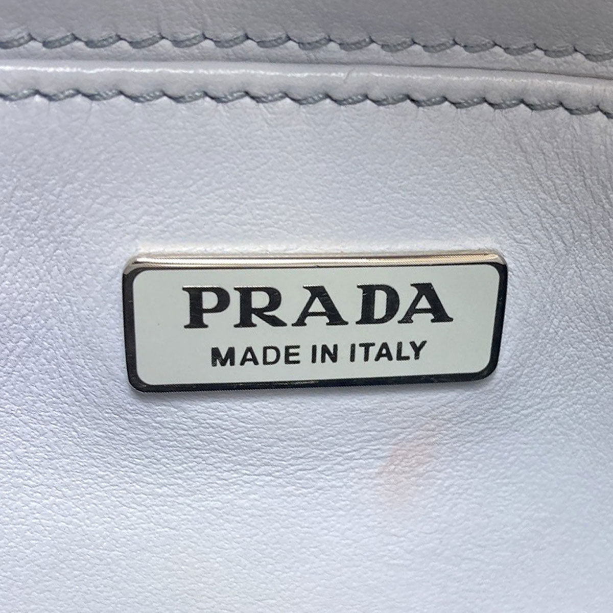 PRADA Cleo One Belt Shoulder Bag Calf Ladies [Used]