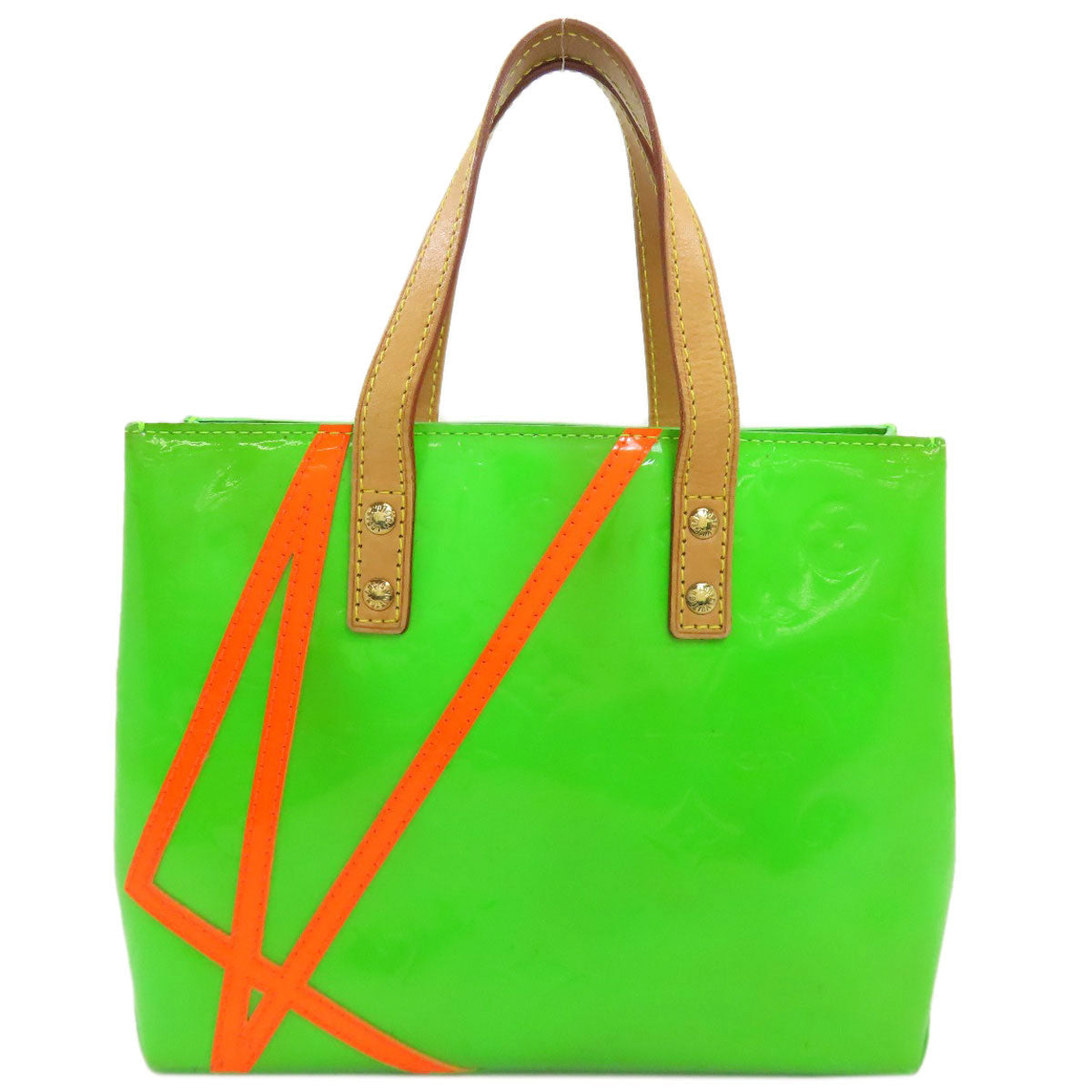LOUIS VUITTON M91904 Reid PM Fluo Handbag Vernis Ladies [Used]