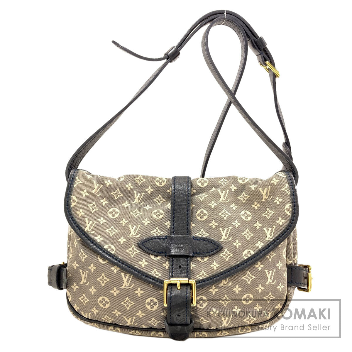 LOUIS VUITTON M40666 Saumur PM Shoulder Bag Canvas Ladies [Used]
