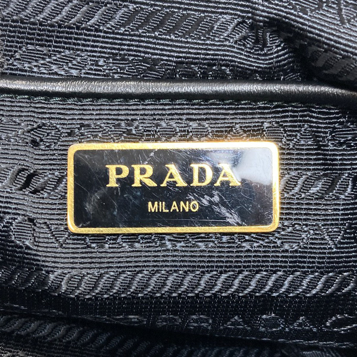 PRADA logo Backpack Â· Daypack Nylon Ladies [Used]