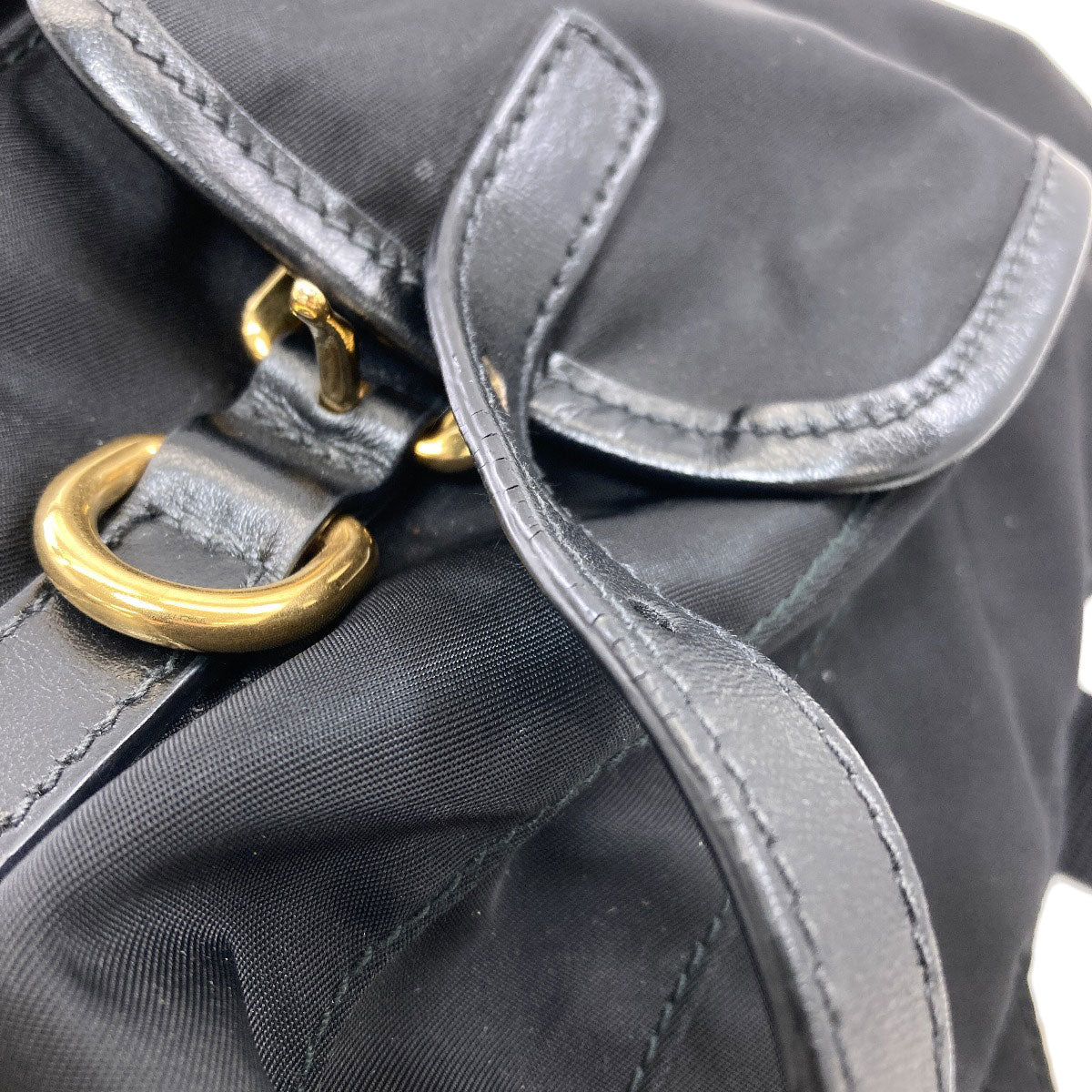 PRADA logo Backpack Â· Daypack Nylon Ladies [Used]