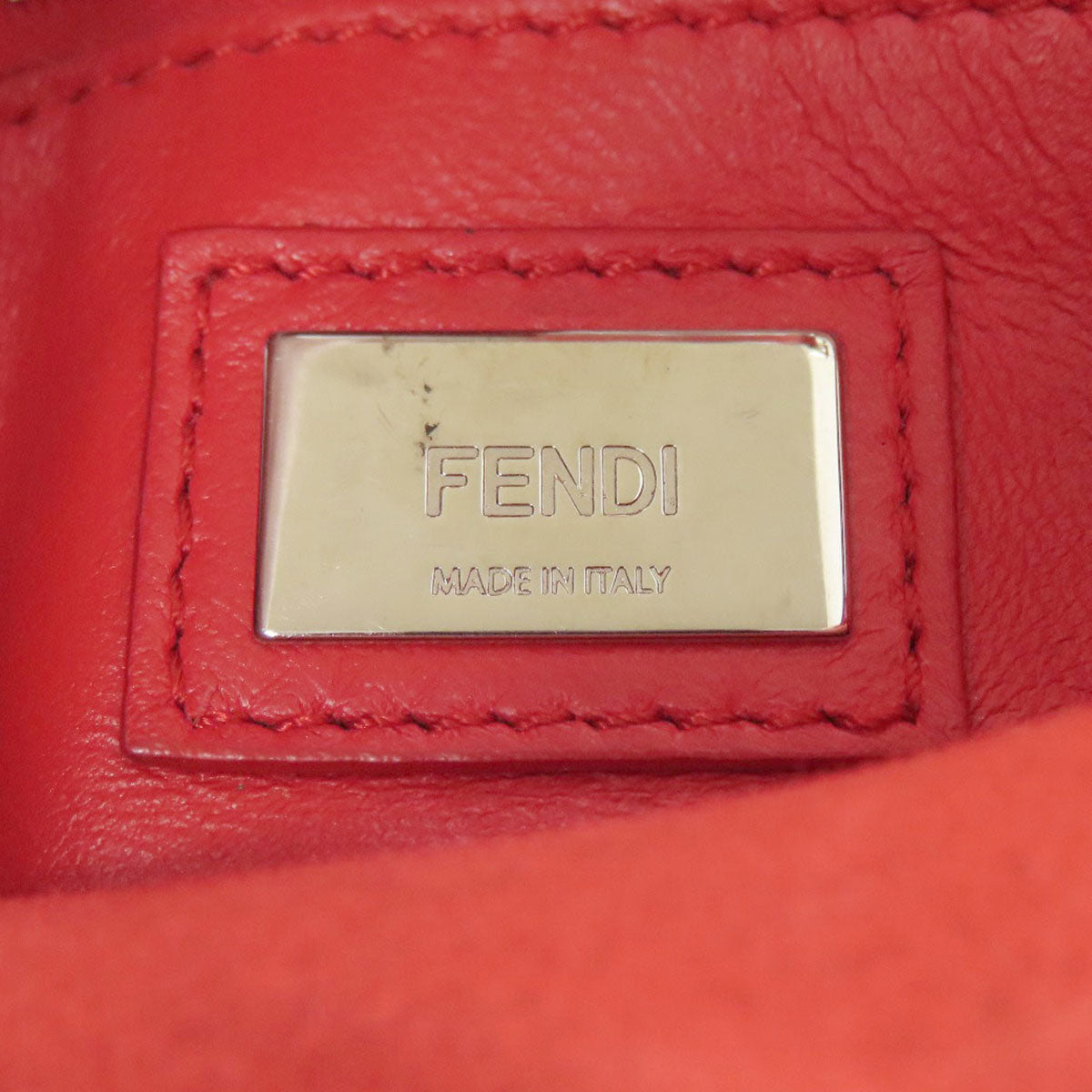 FENDI Peekaboo Mini 2WAY Handbag Calf Ladies [Used]