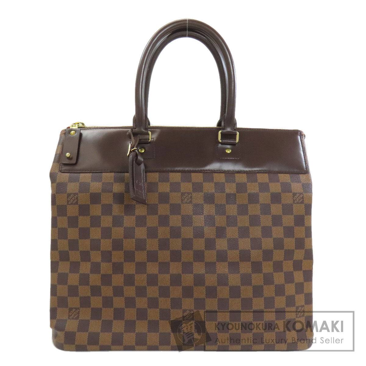 LOUIS VUITTON N41165 Greenwich PM Tote Bag Damier canvas Ladies [Used]