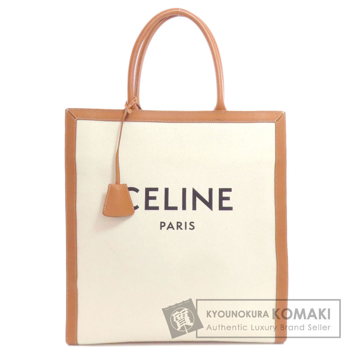 CELINE vertical cover large Tote Bag Canvas Ladies [Used]