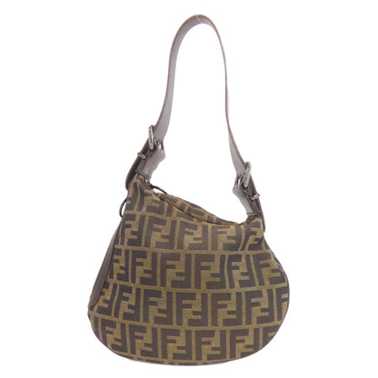FENDI Zucca pattern one belt Shoulder Bag Canvas Ladies [Used]