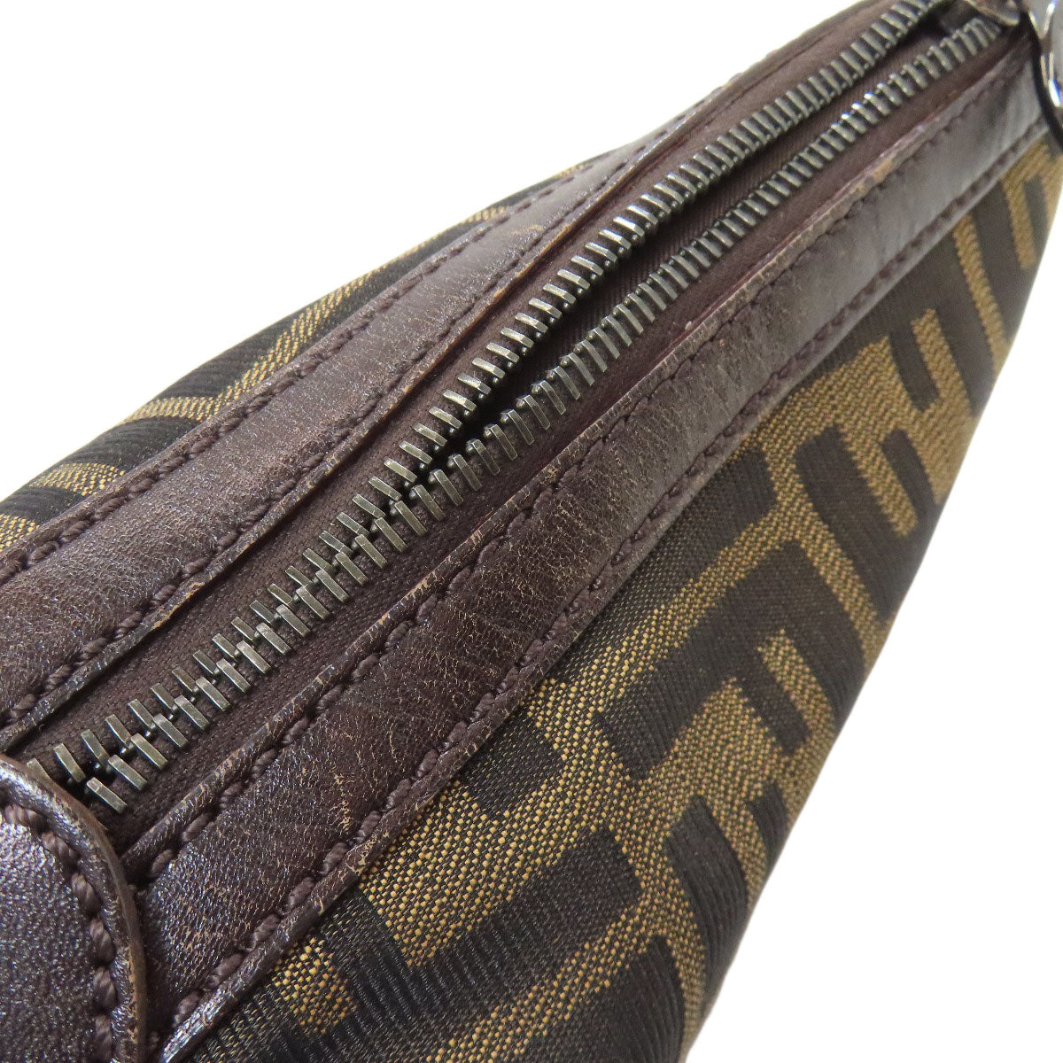 FENDI Zucca pattern one belt Shoulder Bag Canvas Ladies [Used]