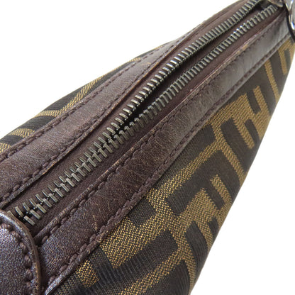 FENDI Zucca pattern one belt Shoulder Bag Canvas Ladies [Used]