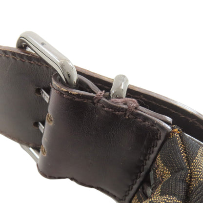 FENDI Zucca pattern one belt Shoulder Bag Canvas Ladies [Used]