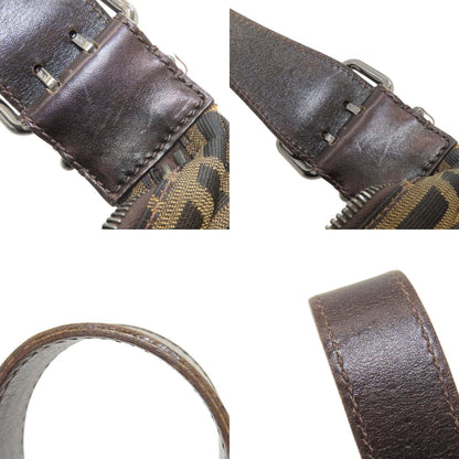 FENDI Zucca pattern one belt Shoulder Bag Canvas Ladies [Used]