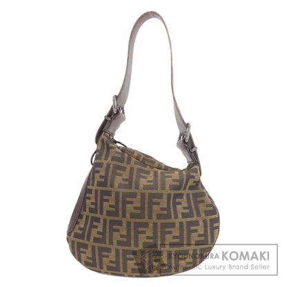 FENDI Zucca pattern one belt Shoulder Bag Canvas Ladies [Used]