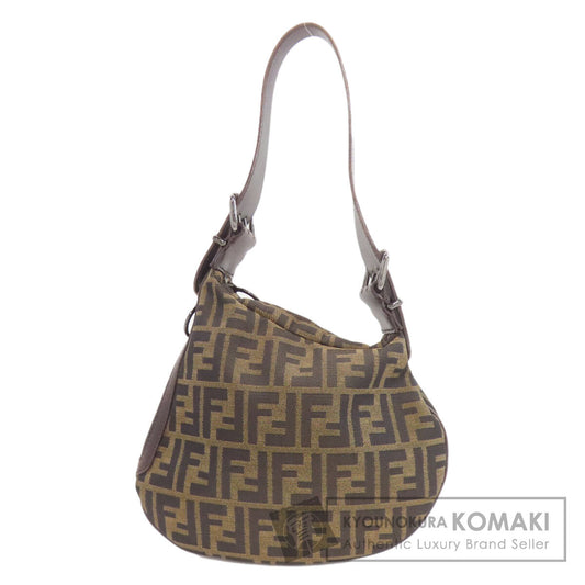 FENDI Zucca pattern one belt Shoulder Bag Canvas Ladies [Used]