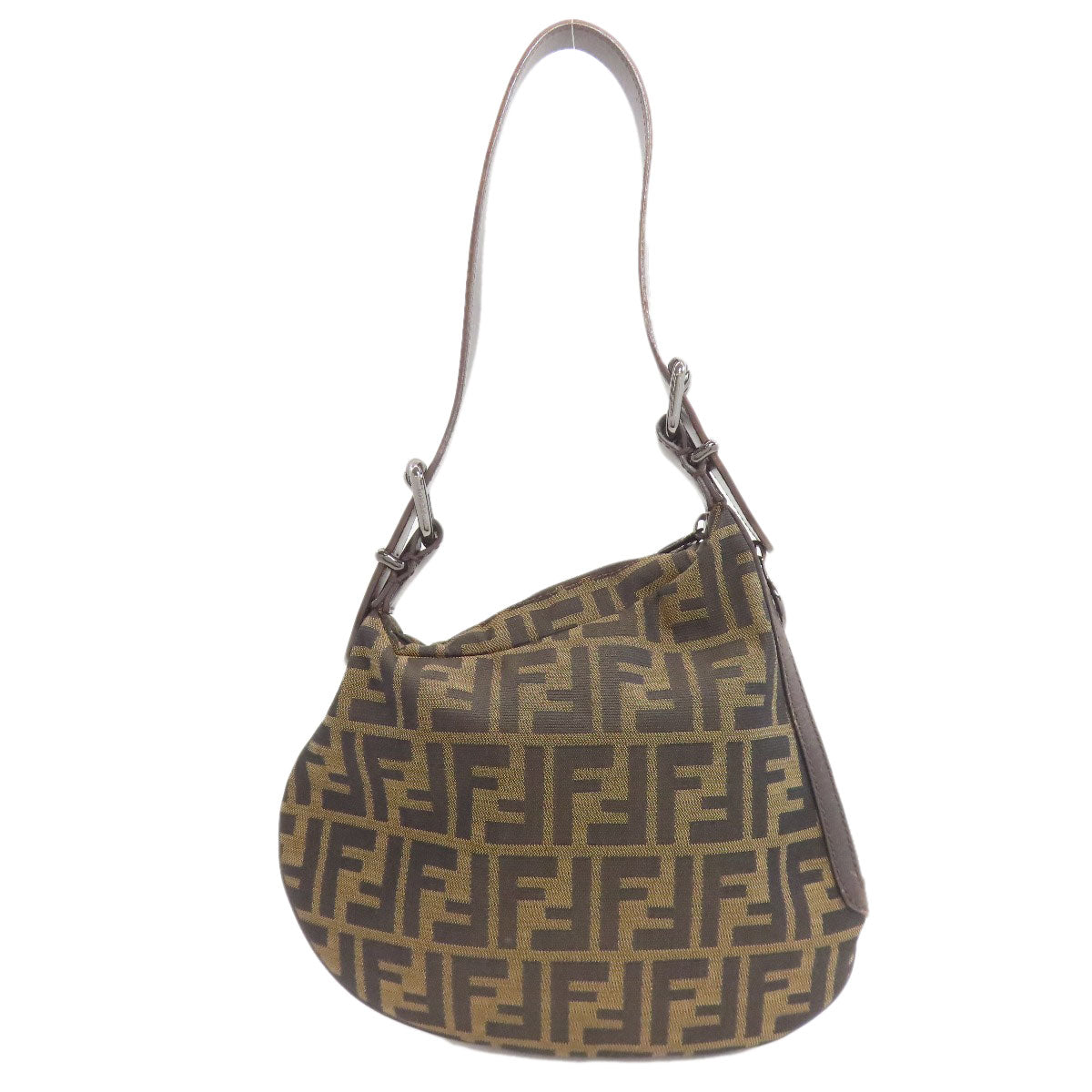 FENDI Zucca pattern one belt Shoulder Bag Canvas Ladies [Used]
