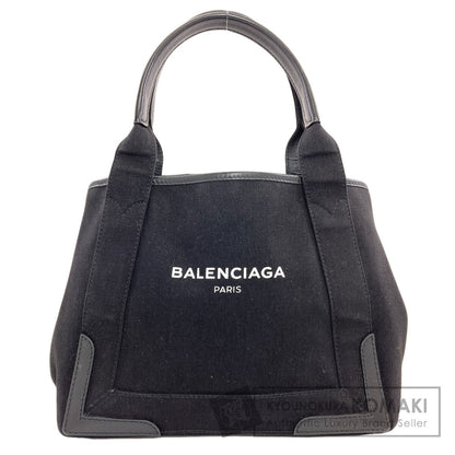 BALENCIAGA 339933 NAVY CABAS S S Handbag Canvas Ladies [Used]