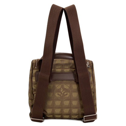 CHANEL New Travel Line Silver Hardware Backpack Â· Daypack Nylon Ladies [Used]